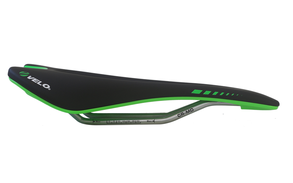 SELIM VELO CLV-9971 280X140MM PRETO/VERDE