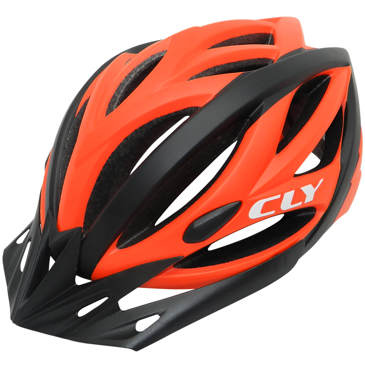 CAPACETE CLY MTB/URBAN TAMANHO M LARANJA/PRETO