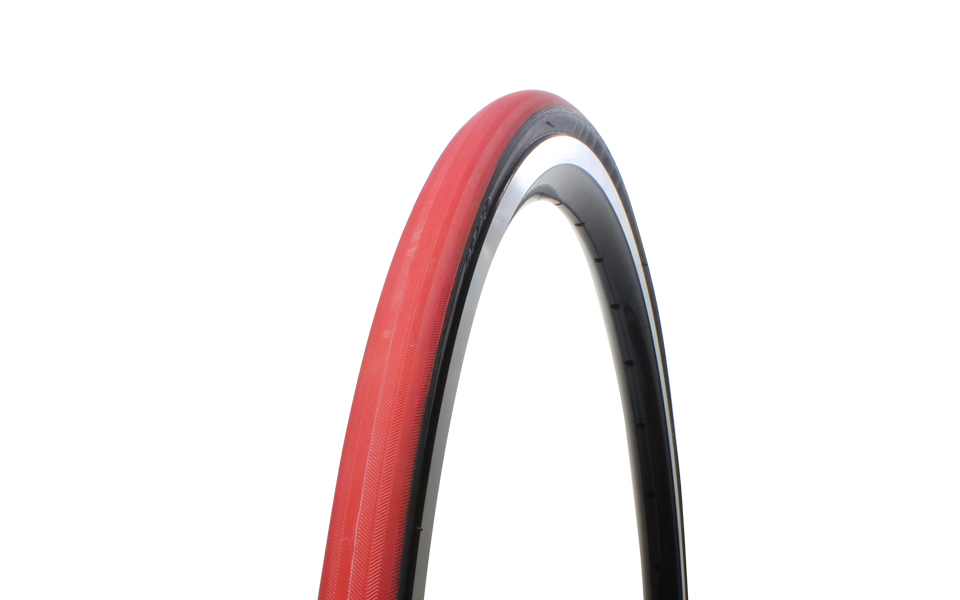 PNEU PR1MO V-TRACK 24x1 (25-540) P/CADEIRA DE RODAS VERMELHO/PRETO SLICK 