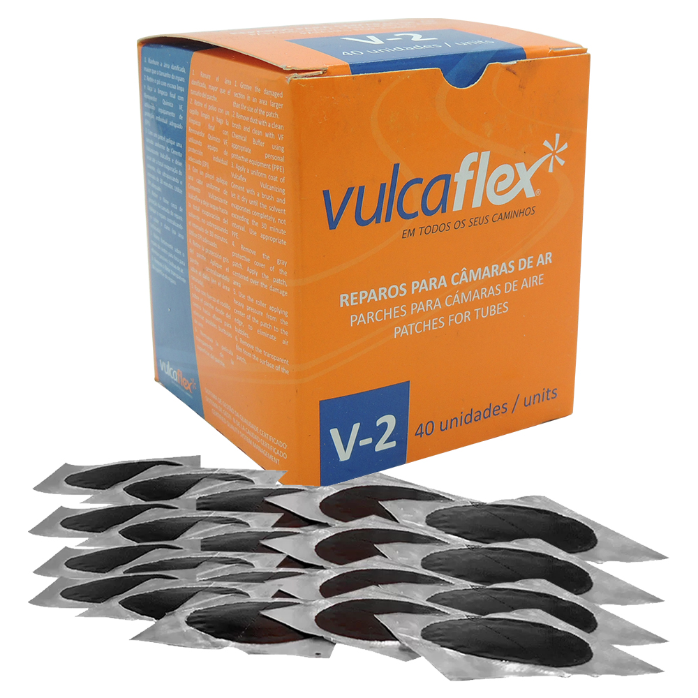 REPARO A FRIO VULCAFLEX BLACK V-2 - 40 REPAROS