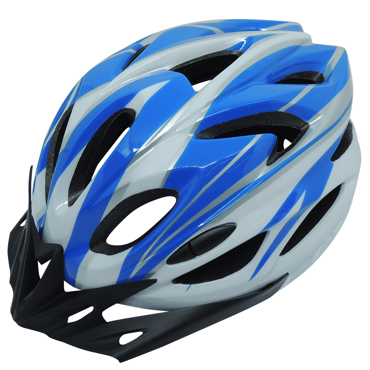 CAPACETE CLY MTB/URBAN TAMANHO L BRANCO/AZUL