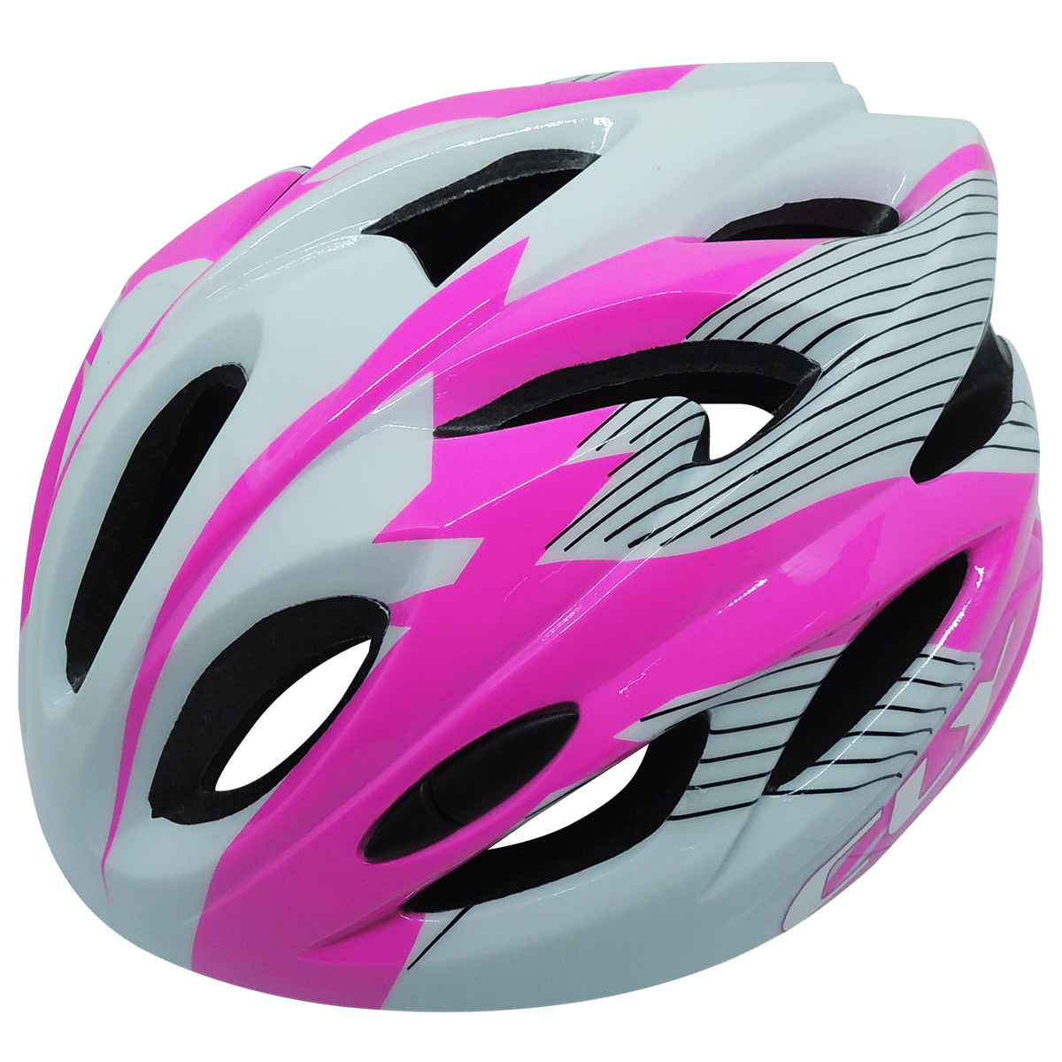 CAPACETE CLY JUVENIL MTB/URBAN TAMANHO M BCO/ROSA