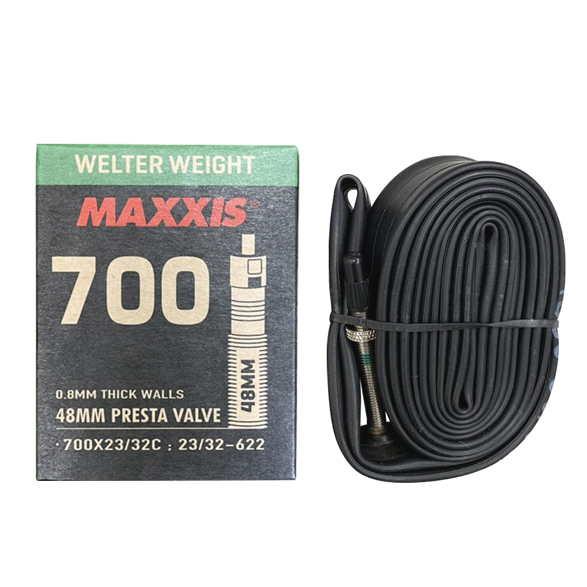 CÃMARA MAXXIS WELTERWEIGHT 700X23/32C VP48MM